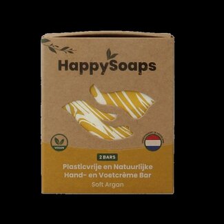 Happysoaps Happysoaps Pain de crème mains & pieds Soft Argan 40 g