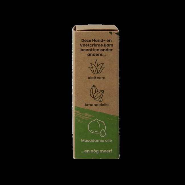 Happysoaps Barre de crème mains et pieds à l'aloe vera 40 grammes