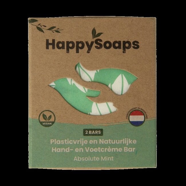 Hand & voetcreme bar absolute mint 40 Gram