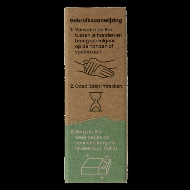 Happysoaps Barre crème mains & pieds Absolute Mint 40 g