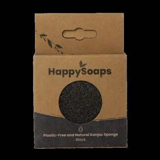 Happysoaps Éponge Konjac Happysoaps pour peau grasse 1 pièce