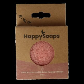 Happysoaps Konjac spons gevoelige huid 1 Stuks