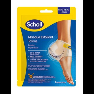 Scholl Masque peeling pour talons Scholl Expert Care, 1 paire