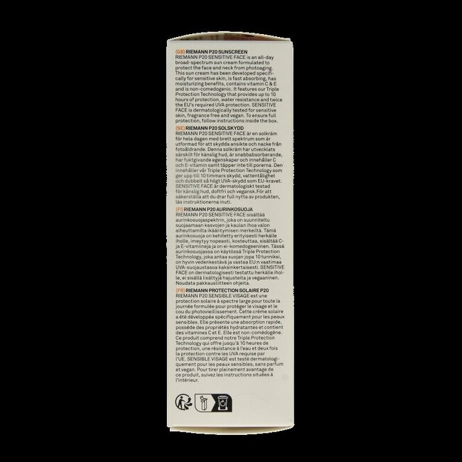 P20 Once a day face creme SPF50  50 Gram