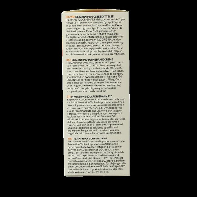 P20 Original spray SPF30 175 ml