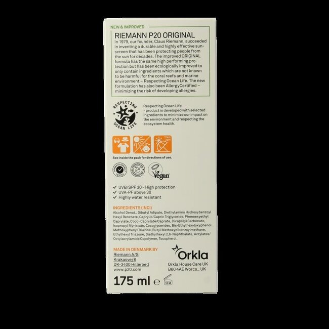 P20 Original spray SPF30 175 ml