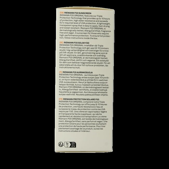 P20 Original spray SPF30 175 Milliliter