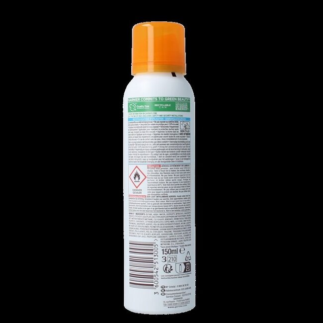 Ambre Solaire Sensitive spray dry mist SPF50+ 150 Milliliter