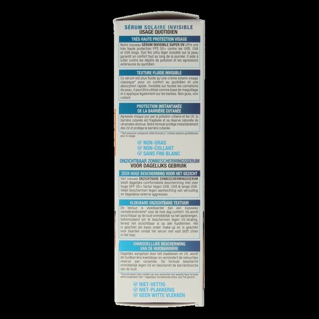 Sérum visage Ambre Solaire Sensitive SPF 50+ 30 ml