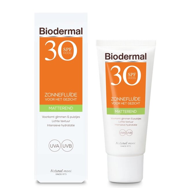 Zon fluid matterende zonnefluide SPF30 40 Milliliter