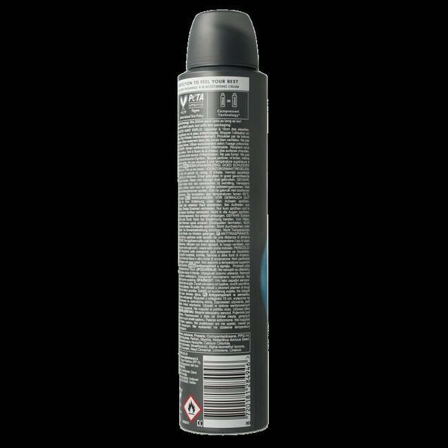 Déodorant spray Dove Men+Care Clean Comfort 200 millilitres