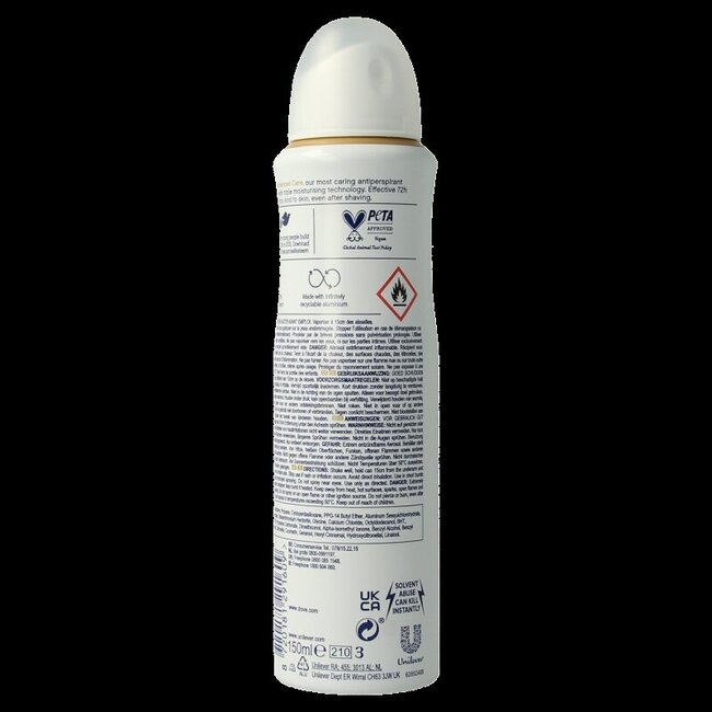 Déodorant spray Dove Invisible Dry 150 ml