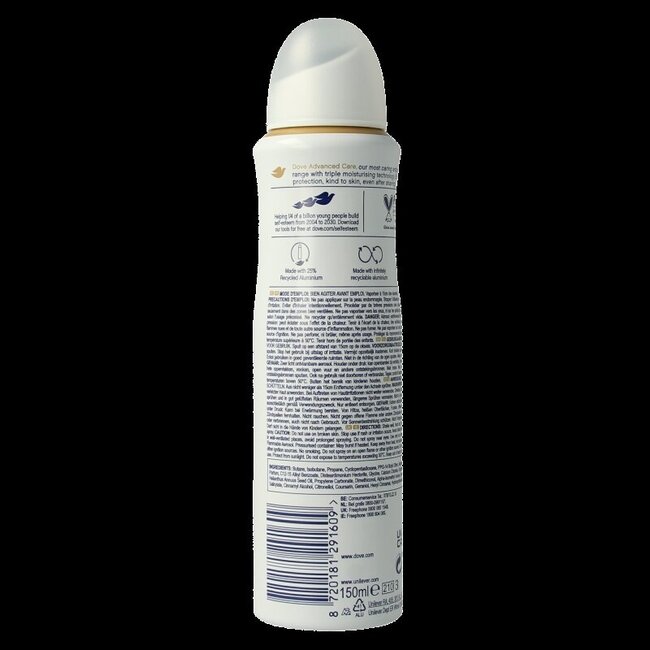 Dove Deodorant spray invisible dry 150 Milliliter