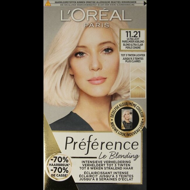 11.21 Ultra licht parelmoer asblond 1 Set