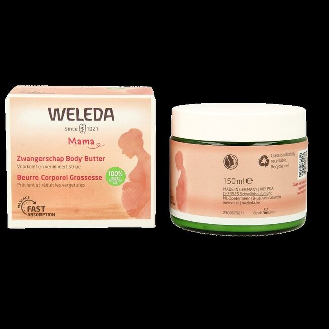 Weleda Body butter zwangerschap 150 Milliliter