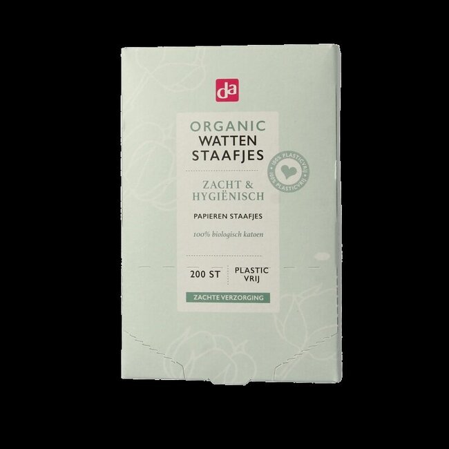Wattenstaafjes organic 200 Stuks