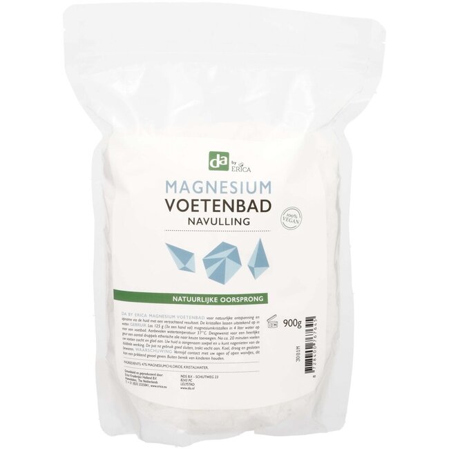 Magnesium voetenbad navulling 900 Gram