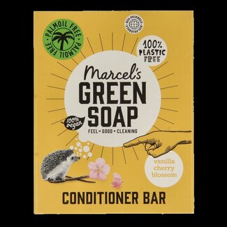 Marcel's Green Soap Après-shampoing solide Marcel's Green Soap vanille & fleur de cerisier 60 g