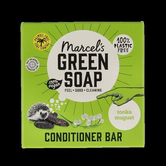 Marcel's Green Soap Marcel's Green Soap Après-shampooing solide tonka & muguet 60 g