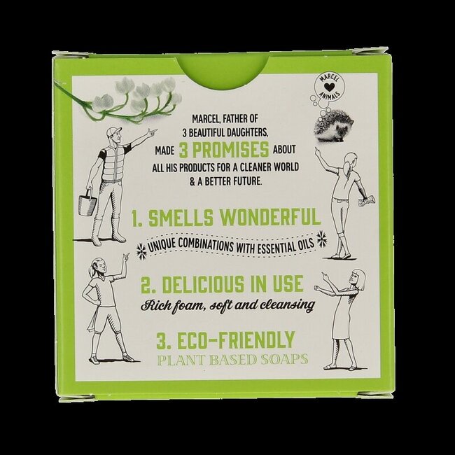 Marcel's Green Soap Après-shampooing solide tonka & muguet 60 g