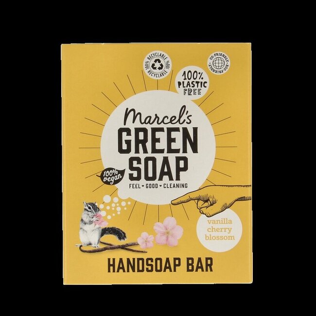 Handzeep bar vanille & kersenbloesem 90 Gram