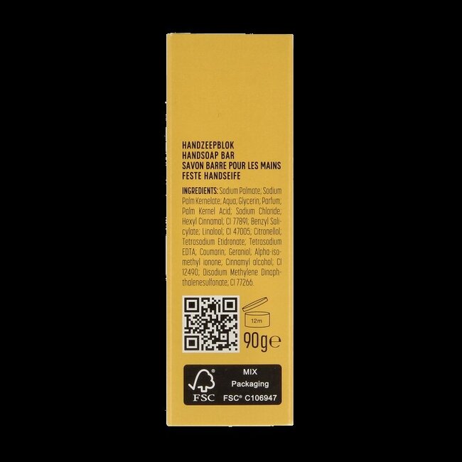 Savon solide pour les mains Marcel's Green Soap Vanille & Fleur de Cerisier 90 Grammes