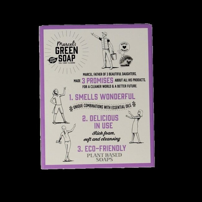 Marcel's Green Soap Handzeep bar lavender & rosemary 90 Gram