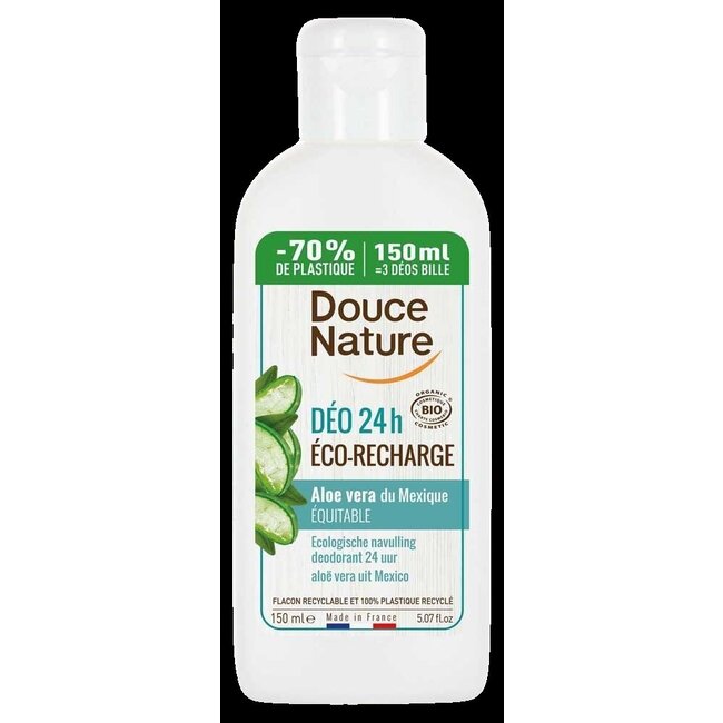 Douce Nature Deodorant aloe vera navulling 150 Milliliter