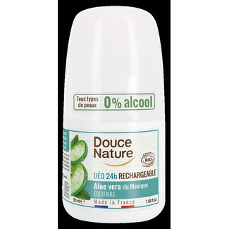 Douce Nature Deodorant roll on aloe hervulbaar 50 Gram
