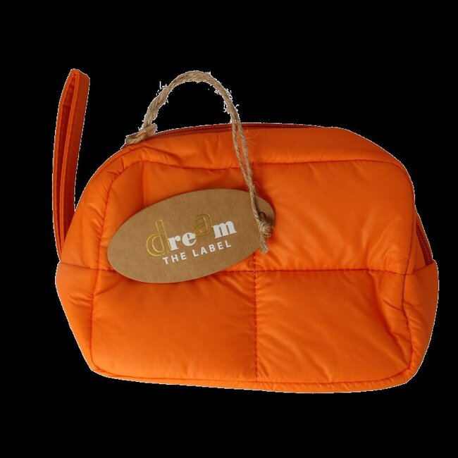 Puffer etui oranje  1 Stuks