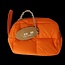 Puffer etui oranje  1 Stuks