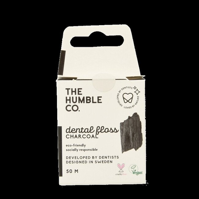 Dental floss charcoal 1 Stuks
