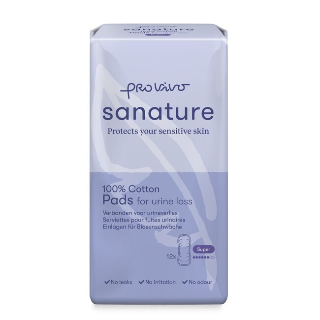 Pro vivo katoen incontinentie verband super 12 Stuks