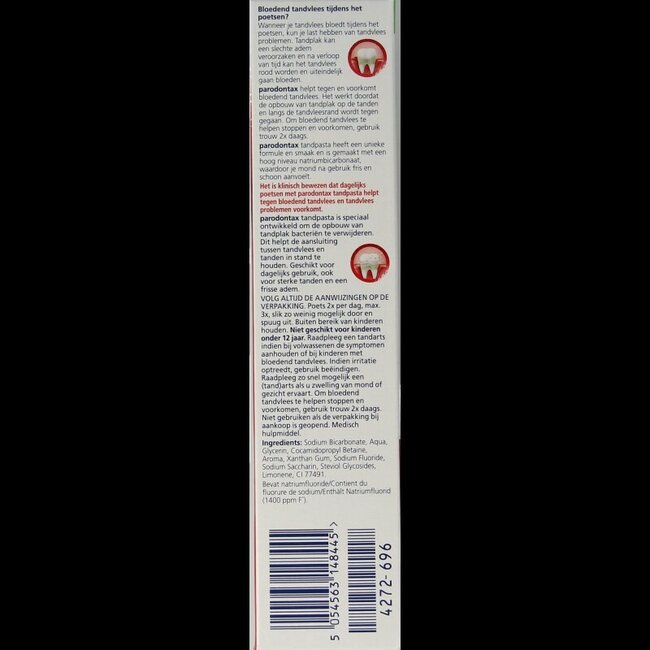 Dentifrice Parodontax au fluor 75 ml