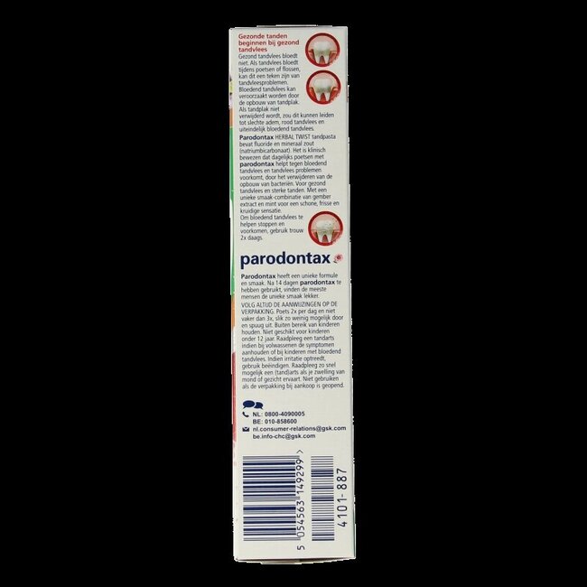 Parodontax Herbal twist 75 Milliliter