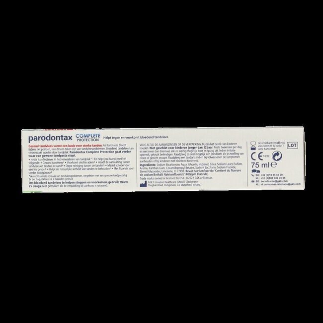Parodontax Protection Complète Blancheur dentifrice 75 millilitres