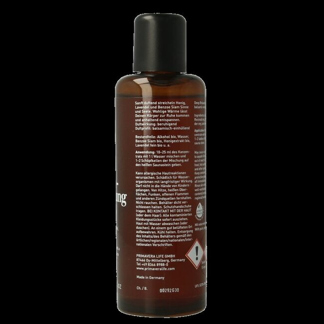 Primavera Sauna therapy deep relaxation bio 100 Milliliter