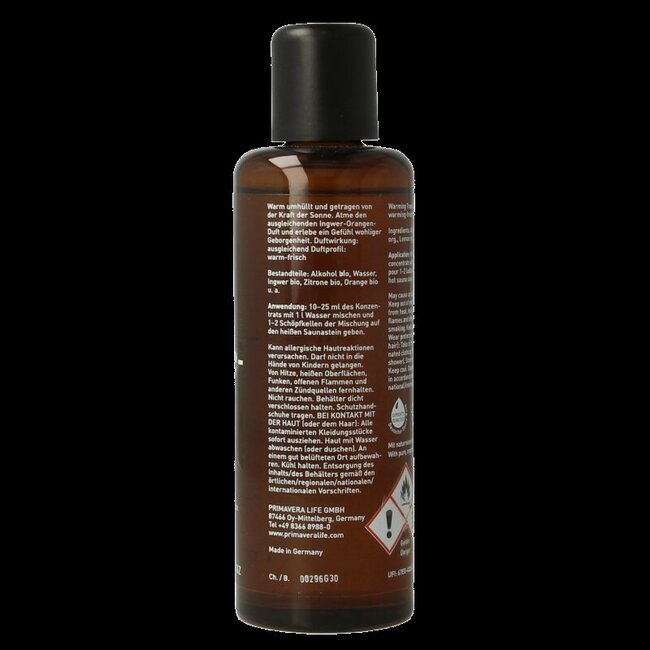 Primavera Soin de sauna réchauffant bio 100 ml