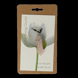 Steengoed Cristal d'énergie Steengoed quartz rose 1 pièce