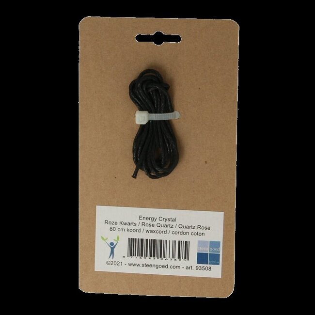 Steengoed Energiekristal roze kwarts 1 Stuks