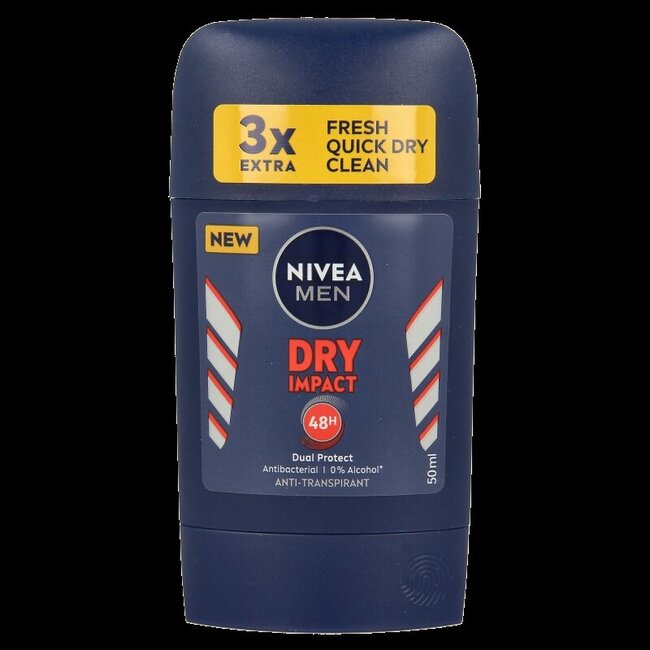Men deodorant dry stick impact 50 Milliliter