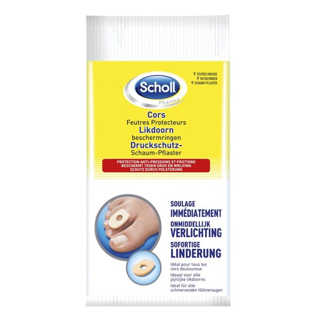 Scholl Likdoorn bescherming 9 Stuks