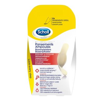 Scholl Scholl Pansements ampoules orteils 6 pièces