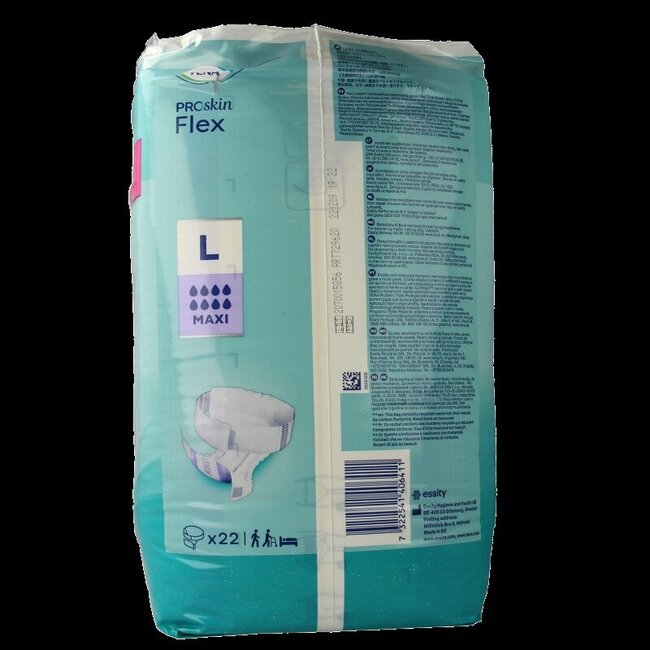 Tena Proskin flex maxi L 22 Stuks