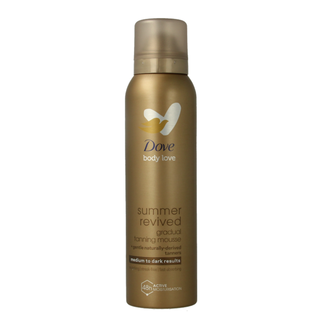 Dove Dermaspa body mousse tanning medium to dark 150 Milliliter
