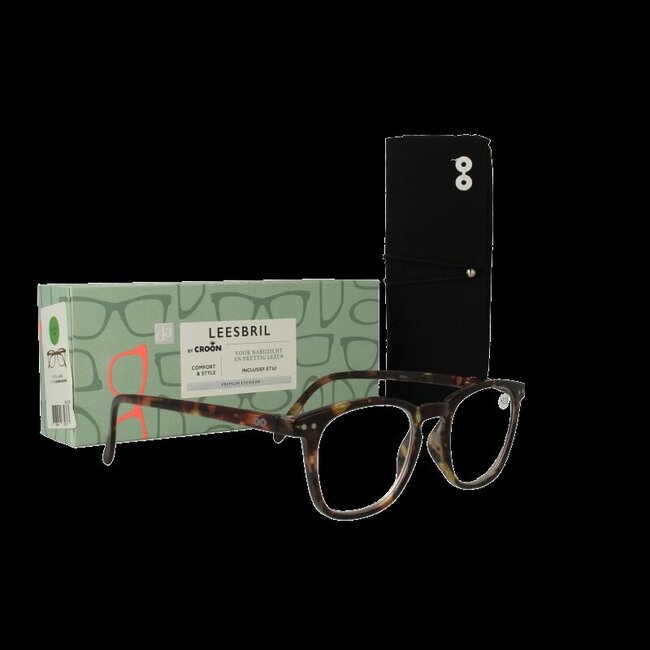 Leesbril Alex Havanna brown +3  1 Stuks