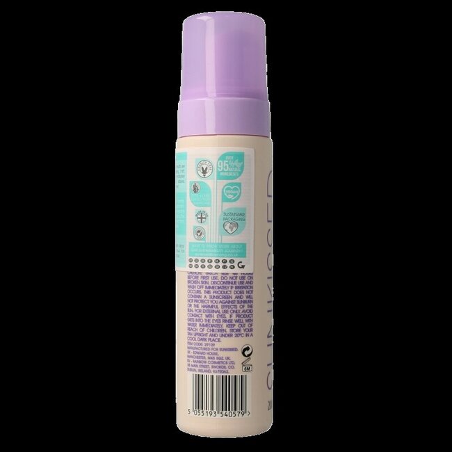 Sunkissed Self tan mousse dark 200 Milliliter