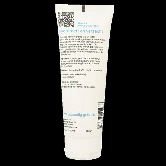 Bipharma Vaseline-lanettecreme losse tube 100 Gram