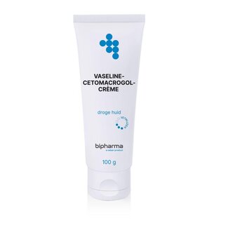 Bipharma Vaseline-cetomacrogolcreme losse tube 100 Gram
