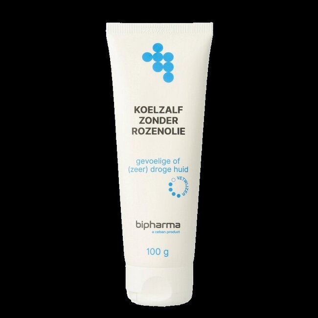 Koelzalf zonder rozenolie losse tube 100 Gram
